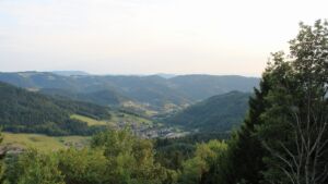 Dieses Bild zeigt eine Webcam-Aufnahme vom Achertal, aufgenommen am Samstag, den 25.07.2026 um 19:50 Uhr. Die Temperatur betrug 27.4°C.
