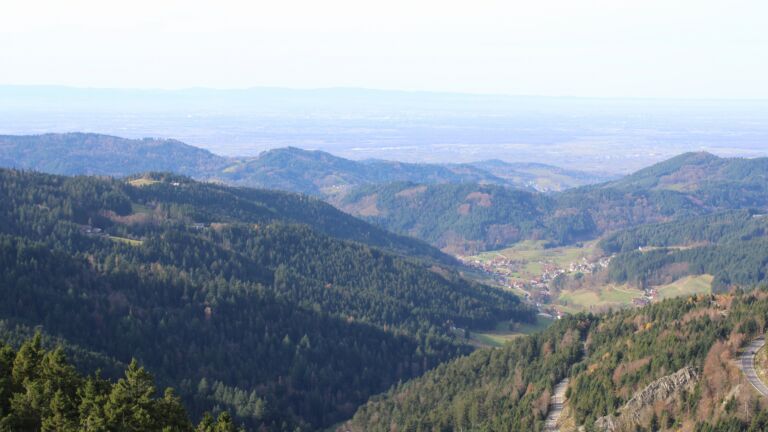 Dieses Bild zeigt eine Webcam-Aufnahme vom Achertal, aufgenommen am Donnerstag, den 13.11.2025 um 12:00 Uhr. Die Temperatur betrug 15.3°C.