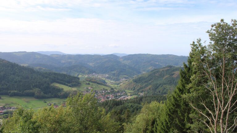Dieses Bild zeigt eine Webcam-Aufnahme vom Achertal, aufgenommen am Montag, den 21.09.2026 um 11:30 Uhr. Die Temperatur betrug 14.3°C.