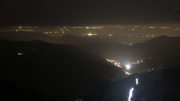 Dieses Bild zeigt eine Webcam-Aufnahme vom Achertal, aufgenommen am Donnerstag, den 15.01.2026 um 06:20 Uhr. Die Temperatur betrug 3.4°C.