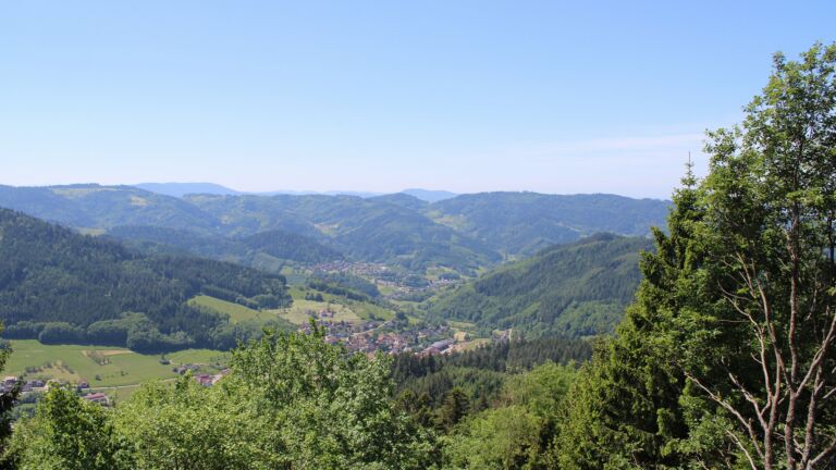 Dieses Bild zeigt eine Webcam-Aufnahme vom Achertal, aufgenommen am Samstag, den 23.05.2026 um 12:40 Uhr. Die Temperatur betrug 24.3°C.