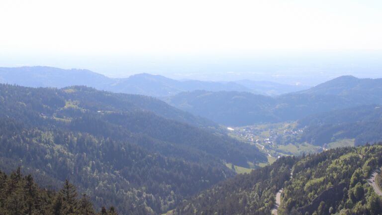 Dieses Bild zeigt eine Webcam-Aufnahme vom Achertal, aufgenommen am Samstag, den 10.05.2025 um 18:00 Uhr. Die Temperatur betrug 14.7°C.
