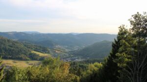 Dieses Bild zeigt eine Webcam-Aufnahme vom Achertal, aufgenommen am Sonntag, den 23.08.2026 um 19:30 Uhr. Die Temperatur betrug 19.2°C.