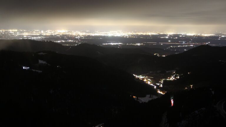 Dieses Bild zeigt eine Webcam-Aufnahme vom Achertal, aufgenommen am Freitag, den 09.01.2026 um 06:50 Uhr. Die Temperatur betrug 1.2°C.