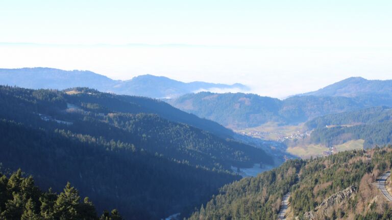 Dieses Bild zeigt eine Webcam-Aufnahme vom Achertal, aufgenommen am Montag, den 29.12.2025 um 12:30 Uhr. Die Temperatur betrug 4.4°C.