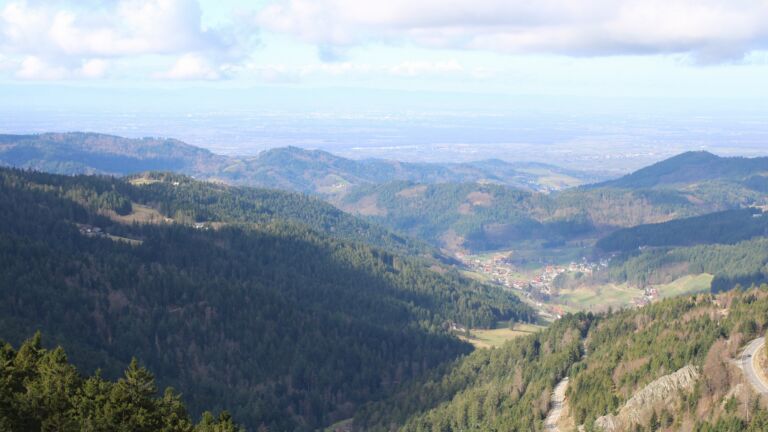 Dieses Bild zeigt eine Webcam-Aufnahme vom Achertal, aufgenommen am Sonntag, den 01.03.2026 um 10:50 Uhr. Die Temperatur betrug 6°C.