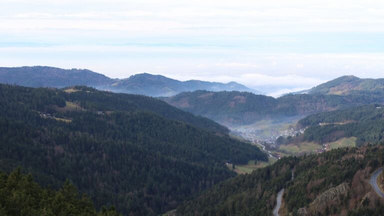 Dieses Bild zeigt eine Webcam-Aufnahme vom Achertal, aufgenommen am Samstag, den 20.12.2025 um 11:30 Uhr. Die Temperatur betrug 8.5°C.