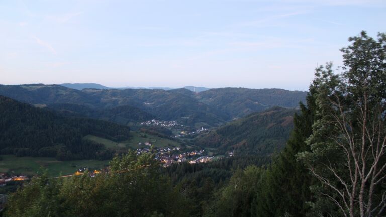 Dieses Bild zeigt eine Webcam-Aufnahme vom Achertal, aufgenommen am Freitag, den 25.09.2026 um 06:50 Uhr. Die Temperatur betrug 11°C.