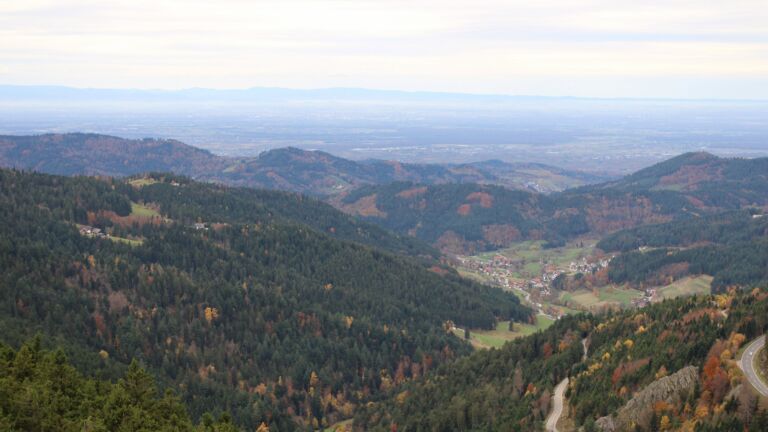 Dieses Bild zeigt eine Webcam-Aufnahme vom Achertal, aufgenommen am Samstag, den 01.11.2025 um 10:00 Uhr. Die Temperatur betrug 12.9°C.