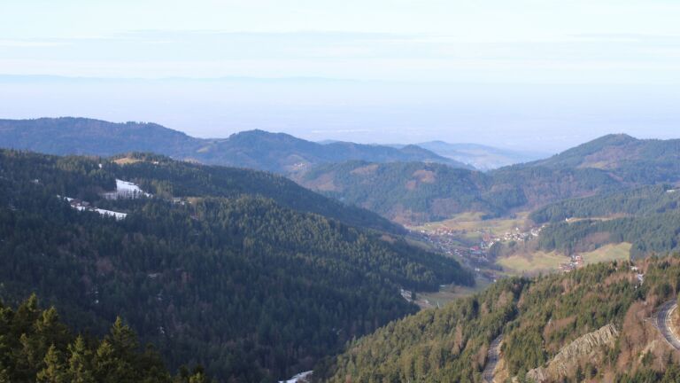 Dieses Bild zeigt eine Webcam-Aufnahme vom Achertal, aufgenommen am Samstag, den 17.01.2026 um 11:00 Uhr. Die Temperatur betrug 6.9°C.