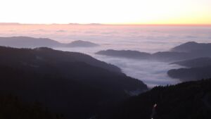 Dieses Bild zeigt eine Webcam-Aufnahme vom Achertal, aufgenommen am Montag, den 29.12.2025 um 17:20 Uhr. Die Temperatur betrug 2.2°C.