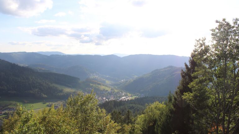 Dieses Bild zeigt eine Webcam-Aufnahme vom Achertal, aufgenommen am Freitag, den 02.10.2026 um 16:50 Uhr. Die Temperatur betrug 19.6°C.