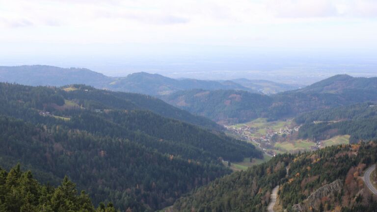 Dieses Bild zeigt eine Webcam-Aufnahme vom Achertal, aufgenommen am Dienstag, den 11.11.2025 um 13:40 Uhr. Die Temperatur betrug 7.9°C.