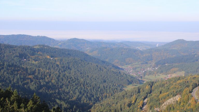 Dieses Bild zeigt eine Webcam-Aufnahme vom Achertal, aufgenommen am Freitag, den 10.10.2025 um 09:50 Uhr. Die Temperatur betrug 9.3°C.