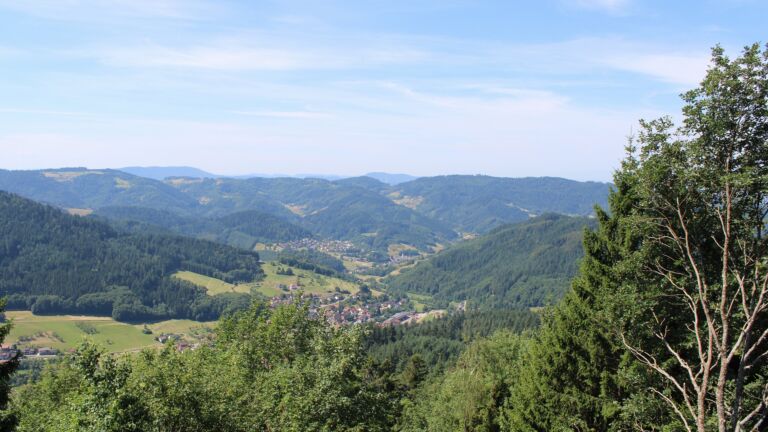 Dieses Bild zeigt eine Webcam-Aufnahme vom Achertal, aufgenommen am Samstag, den 11.07.2026 um 11:40 Uhr. Die Temperatur betrug 27.3°C.