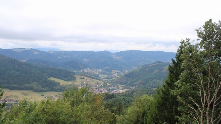 Dieses Bild zeigt eine Webcam-Aufnahme vom Achertal, aufgenommen am Dienstag, den 25.08.2026 um 13:20 Uhr. Die Temperatur betrug 18.8°C.