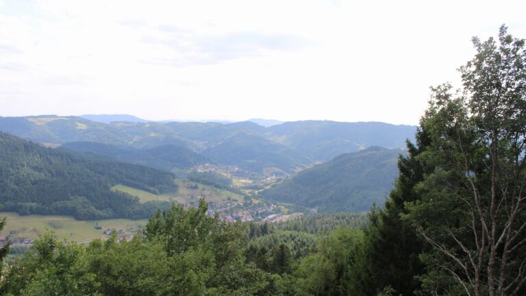 Dieses Bild zeigt eine Webcam-Aufnahme vom Achertal, aufgenommen am Sonntag, den 26.07.2026 um 16:50 Uhr. Die Temperatur betrug 26°C.