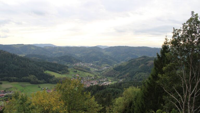Dieses Bild zeigt eine Webcam-Aufnahme vom Achertal, aufgenommen am Donnerstag, den 22.10.2026 um 16:30 Uhr. Die Temperatur betrug 9.1°C.