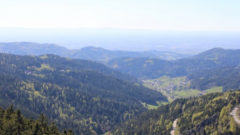 Dieses Bild zeigt eine Webcam-Aufnahme vom Achertal, aufgenommen am Donnerstag, den 23.04.2026 um 16:10 Uhr. Die Temperatur betrug 14.1°C.