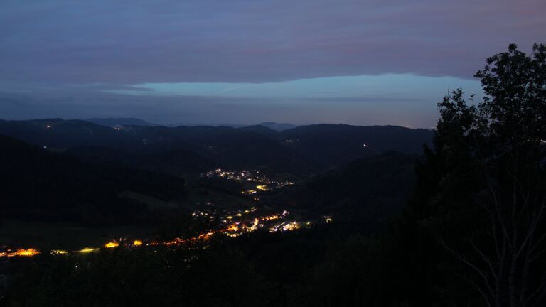 Dieses Bild zeigt eine Webcam-Aufnahme vom Achertal, aufgenommen am Montag, den 21.09.2026 um 06:30 Uhr. Die Temperatur betrug 10.1°C.