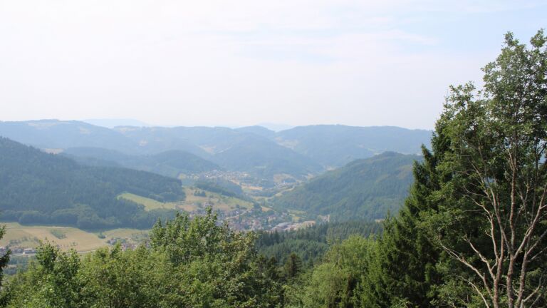 Dieses Bild zeigt eine Webcam-Aufnahme vom Achertal, aufgenommen am Freitag, den 31.07.2026 um 13:00 Uhr. Die Temperatur betrug 30.3°C.