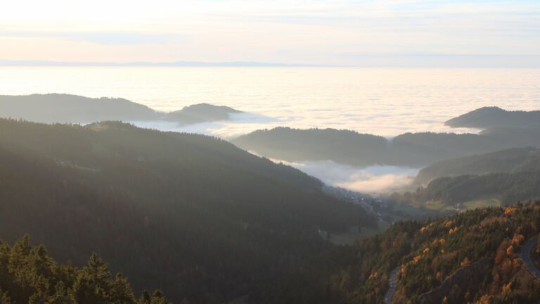 Dieses Bild zeigt eine Webcam-Aufnahme vom Achertal, aufgenommen am Freitag, den 07.11.2025 um 16:30 Uhr. Die Temperatur betrug 10.6°C.