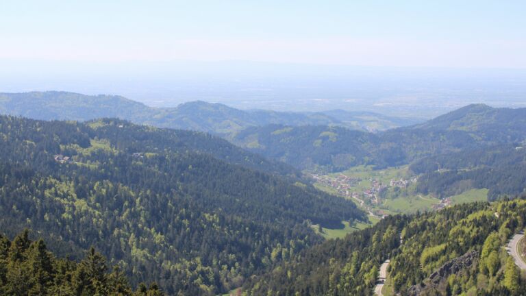 Dieses Bild zeigt eine Webcam-Aufnahme vom Achertal, aufgenommen am Sonntag, den 26.04.2026 um 14:50 Uhr. Die Temperatur betrug 14.8°C.