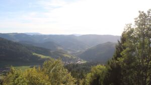 Dieses Bild zeigt eine Webcam-Aufnahme vom Achertal, aufgenommen am Donnerstag, den 15.10.2026 um 16:50 Uhr. Die Temperatur betrug 21.1°C.