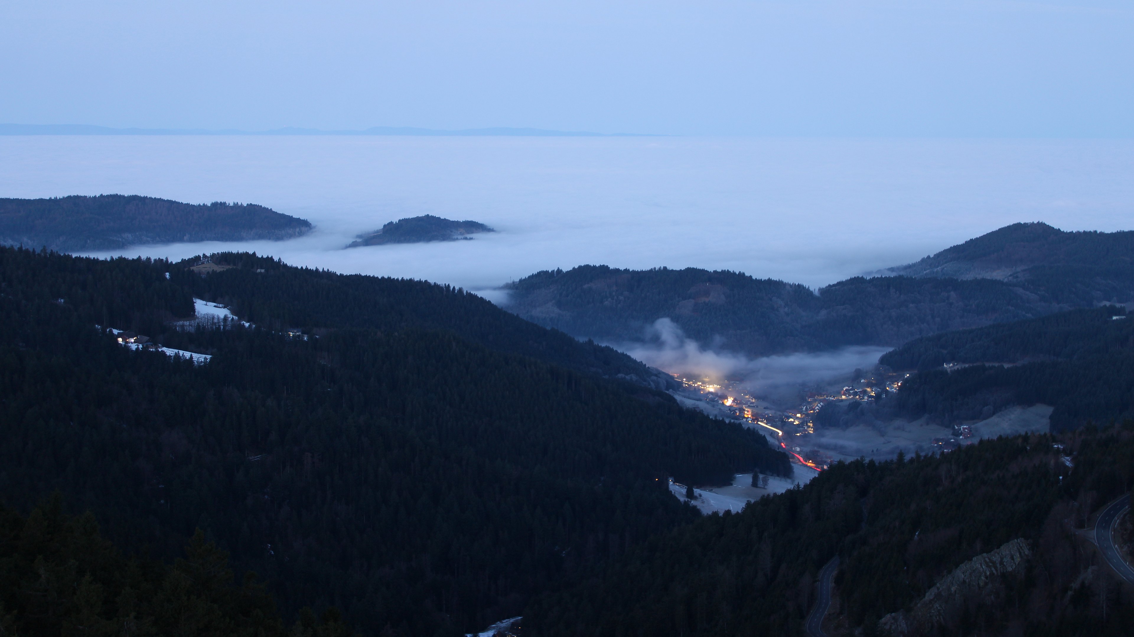 Dieses Bild zeigt eine Webcam-Aufnahme vom Achertal, aufgenommen am Dienstag, den 20.01.2026 um 07:30 Uhr. Die Temperatur betrug 7.1°C.