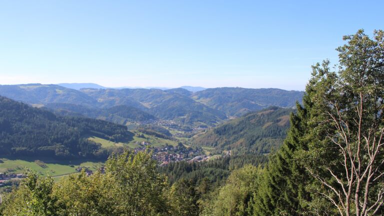 Dieses Bild zeigt eine Webcam-Aufnahme vom Achertal, aufgenommen am Freitag, den 25.09.2026 um 12:00 Uhr. Die Temperatur betrug 19.6°C.