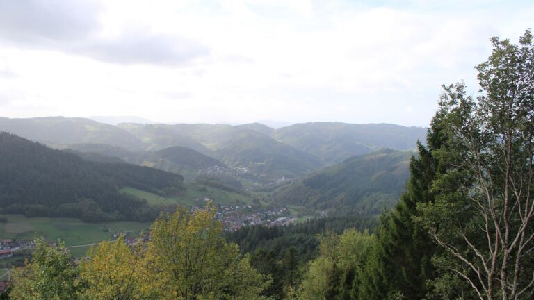 Dieses Bild zeigt eine Webcam-Aufnahme vom Achertal, aufgenommen am Montag, den 26.10.2026 um 11:30 Uhr. Die Temperatur betrug 8.3°C.