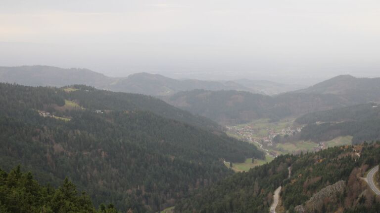 Dieses Bild zeigt eine Webcam-Aufnahme vom Achertal, aufgenommen am Freitag, den 14.11.2025 um 15:00 Uhr. Die Temperatur betrug 16.1°C.