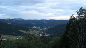 Dieses Bild zeigt eine Webcam-Aufnahme vom Achertal, aufgenommen am Samstag, den 29.08.2026 um 20:40 Uhr. Die Temperatur betrug 18.3°C.