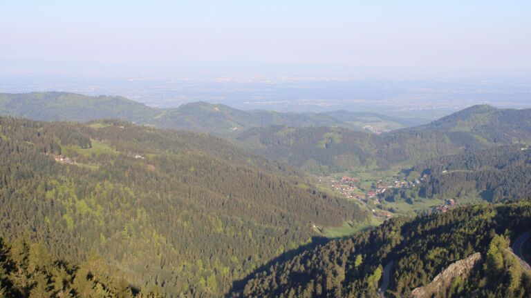 Dieses Bild zeigt eine Webcam-Aufnahme vom Achertal, aufgenommen am Mittwoch, den 30.04.2025 um 07:50 Uhr. Die Temperatur betrug 16.3°C.