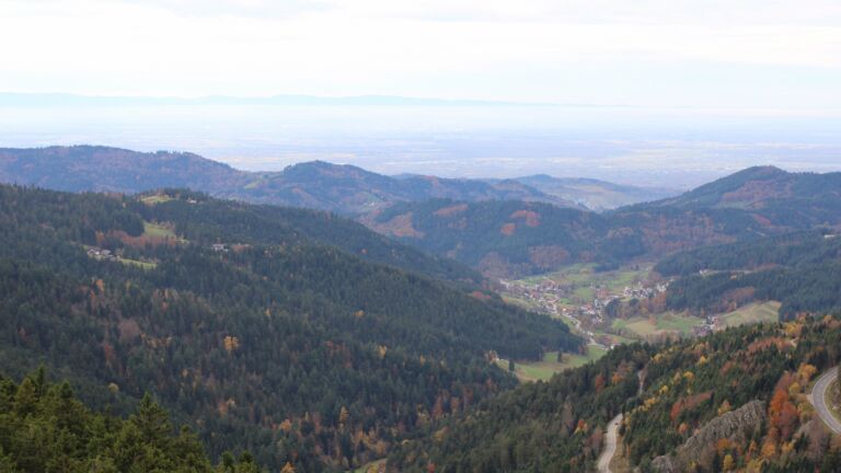 Dieses Bild zeigt eine Webcam-Aufnahme vom Achertal, aufgenommen am Freitag, den 31.10.2025 um 13:50 Uhr. Die Temperatur betrug 10.8°C.