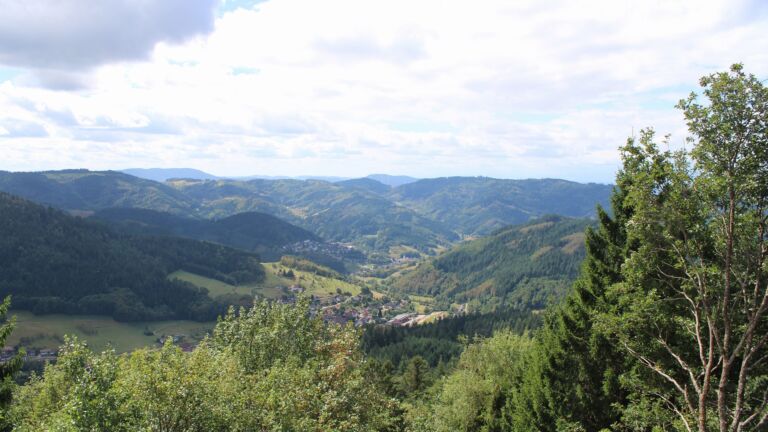 Dieses Bild zeigt eine Webcam-Aufnahme vom Achertal, aufgenommen am Montag, den 31.08.2026 um 13:30 Uhr. Die Temperatur betrug 18.3°C.