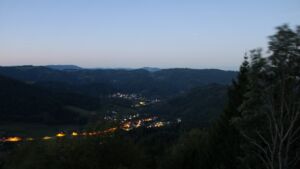 Dieses Bild zeigt eine Webcam-Aufnahme vom Achertal, aufgenommen am Sonntag, den 27.09.2026 um 06:40 Uhr. Die Temperatur betrug 20.3°C.