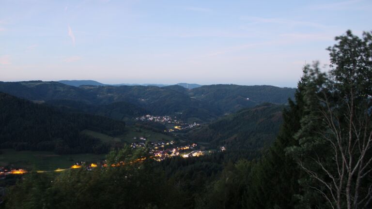 Dieses Bild zeigt eine Webcam-Aufnahme vom Achertal, aufgenommen am Freitag, den 25.09.2026 um 06:40 Uhr. Die Temperatur betrug 11°C.