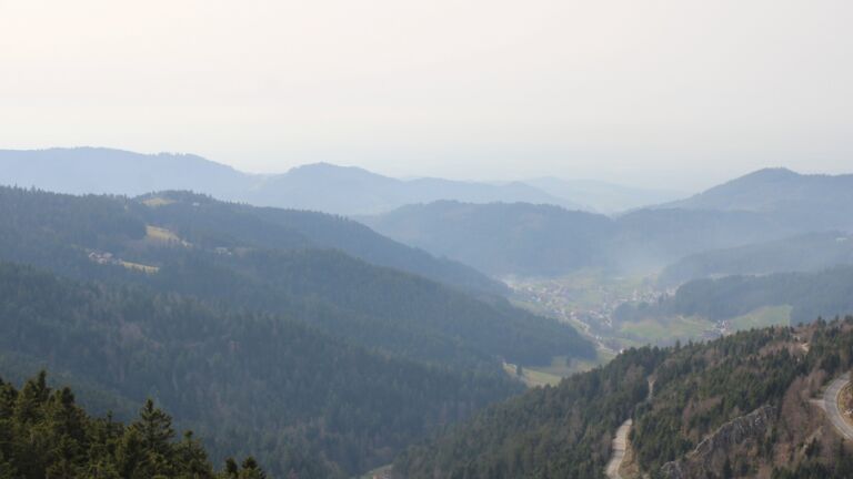 Dieses Bild zeigt eine Webcam-Aufnahme vom Achertal, aufgenommen am Freitag, den 06.03.2026 um 15:00 Uhr. Die Temperatur betrug 14.6°C.