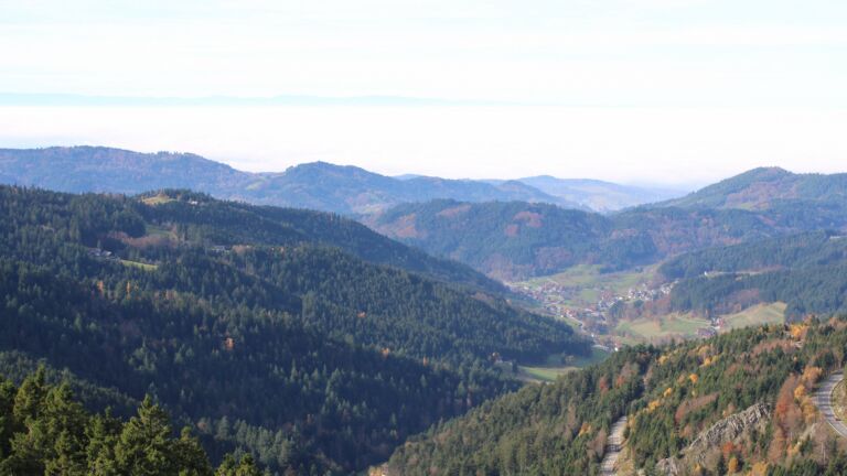 Dieses Bild zeigt eine Webcam-Aufnahme vom Achertal, aufgenommen am Donnerstag, den 06.11.2025 um 12:00 Uhr. Die Temperatur betrug 13°C.