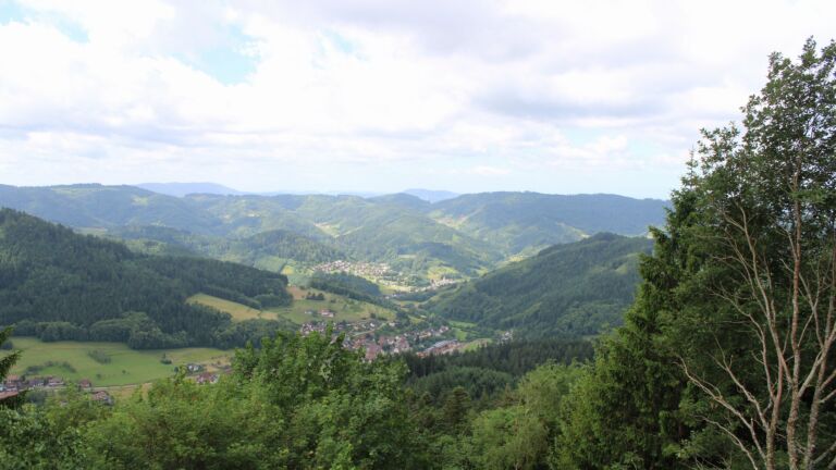Dieses Bild zeigt eine Webcam-Aufnahme vom Achertal, aufgenommen am Samstag, den 13.06.2026 um 10:50 Uhr. Die Temperatur betrug 17.2°C.