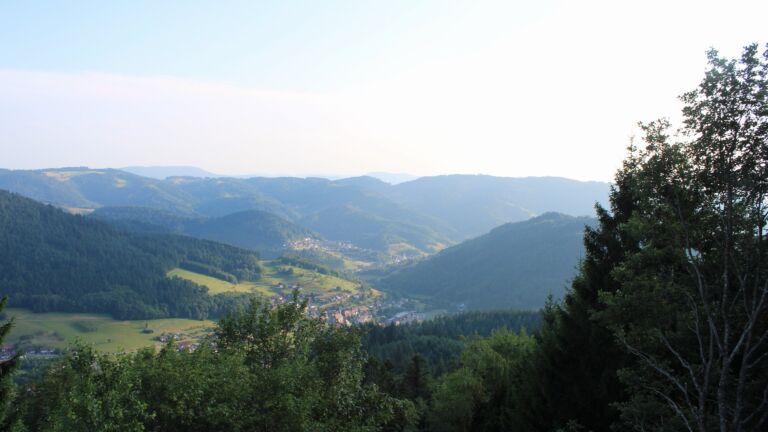 Dieses Bild zeigt eine Webcam-Aufnahme vom Achertal, aufgenommen am Samstag, den 18.07.2026 um 19:30 Uhr. Die Temperatur betrug 23.5°C.