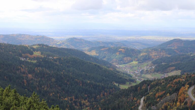Dieses Bild zeigt eine Webcam-Aufnahme vom Achertal, aufgenommen am Freitag, den 24.10.2025 um 14:50 Uhr. Die Temperatur betrug 3°C.