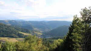 Dieses Bild zeigt eine Webcam-Aufnahme vom Achertal, aufgenommen am Donnerstag, den 20.08.2026 um 19:10 Uhr. Die Temperatur betrug 21.8°C.