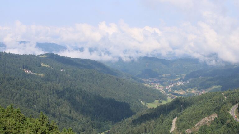 Dieses Bild zeigt eine Webcam-Aufnahme vom Achertal, aufgenommen am Montag, den 16.06.2025 um 10:00 Uhr. Die Temperatur betrug 12.3°C.