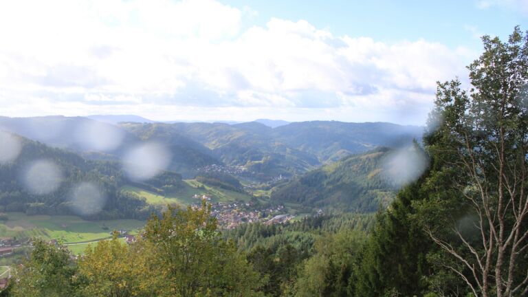 Dieses Bild zeigt eine Webcam-Aufnahme vom Achertal, aufgenommen am Samstag, den 24.10.2026 um 12:30 Uhr. Die Temperatur betrug 4.9°C.