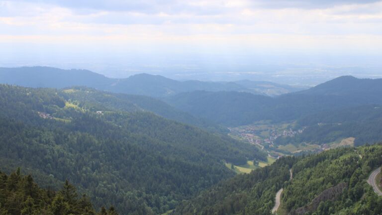 Dieses Bild zeigt eine Webcam-Aufnahme vom Achertal, aufgenommen am Sonntag, den 25.05.2025 um 16:40 Uhr. Die Temperatur betrug 12.4°C.