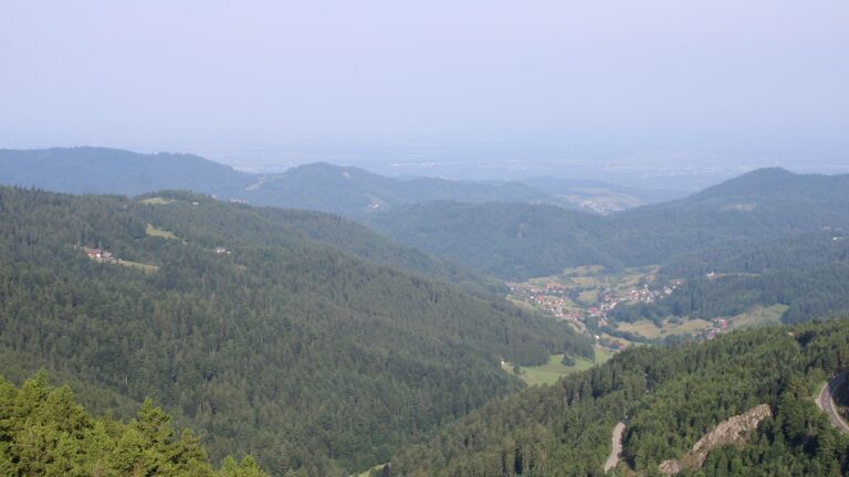 Dieses Bild zeigt eine Webcam-Aufnahme vom Achertal, aufgenommen am Dienstag, den 10.06.2025 um 08:50 Uhr. Die Temperatur betrug 14°C.