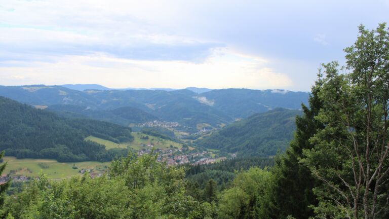 Dieses Bild zeigt eine Webcam-Aufnahme vom Achertal, aufgenommen am Freitag, den 17.07.2026 um 16:30 Uhr. Die Temperatur betrug 21.2°C.