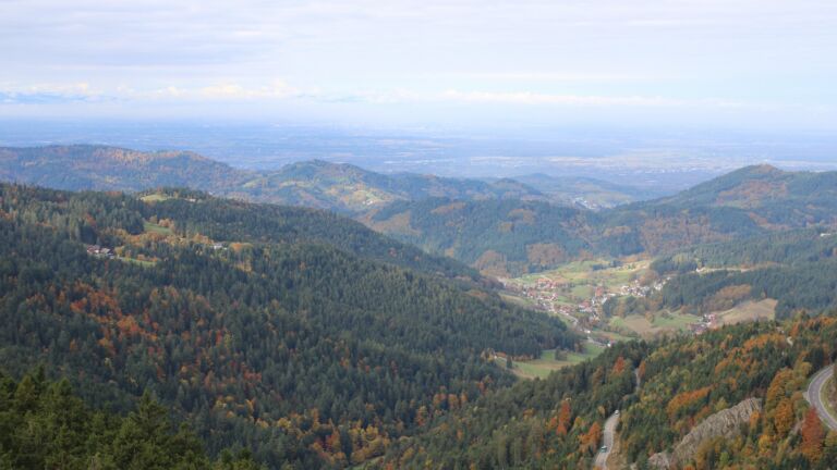 Dieses Bild zeigt eine Webcam-Aufnahme vom Achertal, aufgenommen am Freitag, den 17.10.2025 um 10:50 Uhr. Die Temperatur betrug 6.6°C.